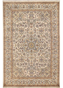 Antique White Isfahan 6' x 9' 2 - No. 68333