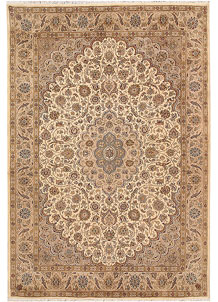 Blanched Almond Isfahan 5' 7 x 8' 3 - SKU 68350