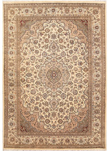 Blanched Almond Isfahan 5' 6 x 8' 2 - SKU 68385