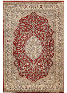 Firebrick Kirman 6' 1 x 9' 1 - SKU 68389