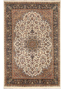 Blanched Almond Kashan 6' x 9' 1 - SKU 68406