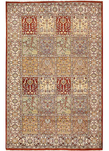 Multi Colored Bakhtiar 4' 7 x 7' - No. 68501