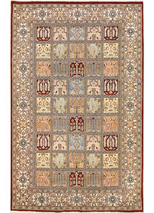 Multi Colored Bakhtiar 4' 6 x 7' 3 - SKU 68503