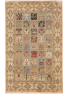 Multi Colored Bakhtiar 4' 7 x 7' 4 - SKU 68511