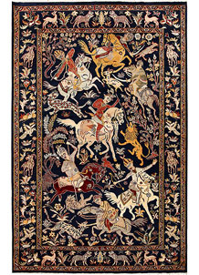Multi Colored Hunting 4' 8 x 7' 3 - SKU 68514