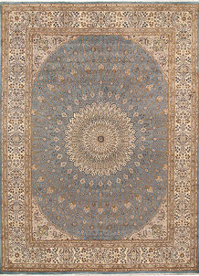 Light Slate Grey Gombud 9' 1 x 12' 4 - SKU 68526