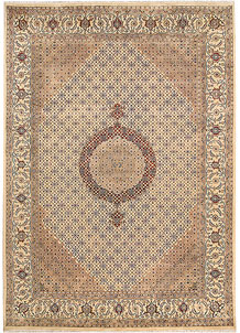 Blanched Almond Tabriz 7' 10 x 11' 3 - SKU 68549