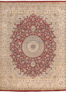 Firebrick Kashan 8' 1 x 10' 4 - No. 68550