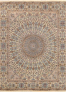 Blanched Almond Gombud 8' 1 x 10' 2 - SKU 68564