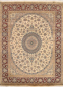 Blanched Almond Isfahan 7' 11 x 10' 4 - SKU 68583