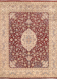 Firebrick Isfahan 7' 11 x 10' 4 - SKU 68584