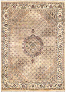 Blanched Almond Tabriz 7' 11 x 11' 2 - SKU 68591