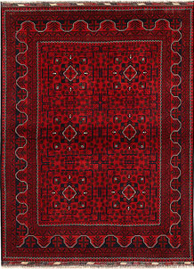 Dark Red Khal Mohammadi 4' 11 x 6' 7 - No. 68645