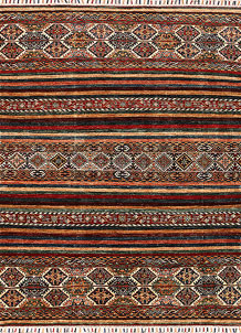 Multi Colored Kazak 5' x 6' 7 - No. 68720