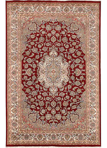 Firebrick Isfahan 5' 10 x 8' 11 - No. 68735