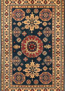 Midnight Blue Kazak 5' 10 x 9' 1 - SKU 68770