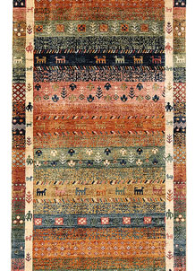 Multi Colored Kazak 2' 9 x 9' 7 - No. 68829