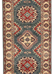 Light Slate Grey Kazak 2' 8 x 9' 7 - SKU 68887