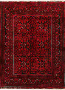 Dark Red Khal Mohammadi 4' 9 x 6' 4 - No. 68914