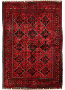 Dark Red Khal Mohammadi 6' 4 x 9' 3 - SKU 68927