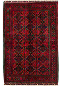 Dark Red Khal Mohammadi 6' 4 x 9' 5 - SKU 68934
