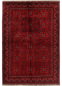 Dark Red Khal Mohammadi 6' 8 x 9' 7 - SKU 68937