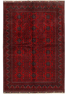 Dark Red Khal Mohammadi 6' 7 x 9' 6 - SKU 68941