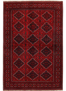 Dark Red Khal Mohammadi 6' 4 x 9' 5 - SKU 68943