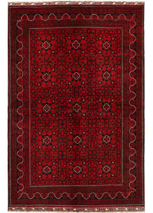 Dark Red Khal Mohammadi 6' 3 x 9' 8 - SKU 68945