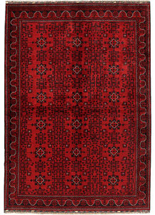 Dark Red Khal Mohammadi 6' 5 x 9' 4 - SKU 68946