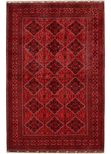 Dark Red Khal Mohammadi 6' 4 x 9' 10 - No. 68972
