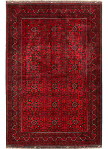 Dark Red Khal Mohammadi 6' 4 x 9' 8 - SKU 68973