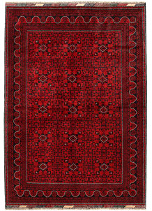 Dark Red Khal Mohammadi 6' 6 x 9' 2 - SKU 68974