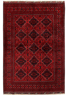Dark Red Khal Mohammadi 6' 5 x 9' 5 - SKU 68979