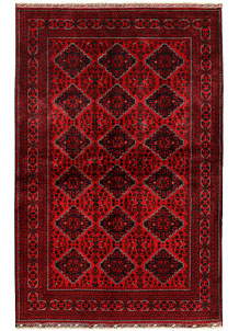 Dark Red Khal Mohammadi 6' 4 x 9' 9 - SKU 68980