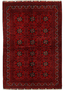 Dark Red Khal Mohammadi 6' 4 x 9' 7 - SKU 69040
