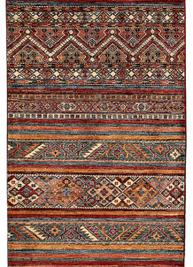 Multi Colored Kazak 2' 11 x 7' 10 - SKU 69054