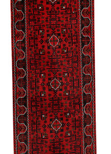 Dark Red Khal Mohammadi 2' 5 x 28' 7 - No. 69125