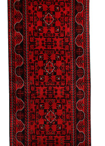 Dark Red Khal Mohammadi 2' 7 x 31' 2 - No. 69128