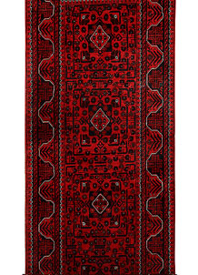 Dark Red Khal Mohammadi 2' 7 x 22' 7 - No. 69129