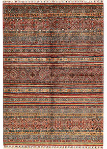Multi Colored Kazak 5' 7 x 7' 10 - SKU 69148