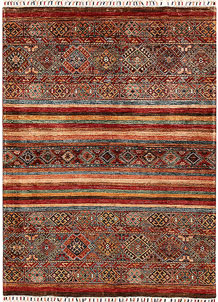 Multi Colored Kazak 5' x 6' 11 - No. 69151