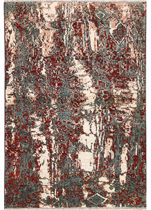 Multi Colored Abstract 4' 7 x 6' 6 - SKU 69179