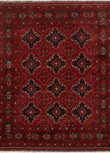 Dark Red Khal Mohammadi 5' 1 x 6' 4 - SKU 69312