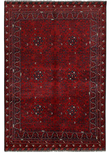 Dark Red Khal Mohammadi 4' 9 x 6' 5 - SKU 69317