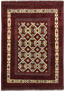 Multi Colored Khal Mohammadi 4' 7 x 6' 6 - SKU 69388