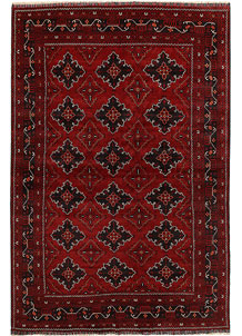 Dark Red Khal Mohammadi 6' 4 x 9' 7 - SKU 69423