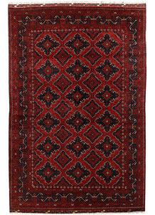 Dark Red Khal Mohammadi 6' 3 x 9' 4 - No. 69428