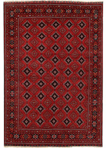 Dark Red Khal Mohammadi 6' 3 x 9' 3 - SKU 69439