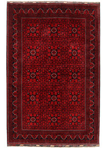 Dark Red Khal Mohammadi 6' 7 x 9' 11 - SKU 69585